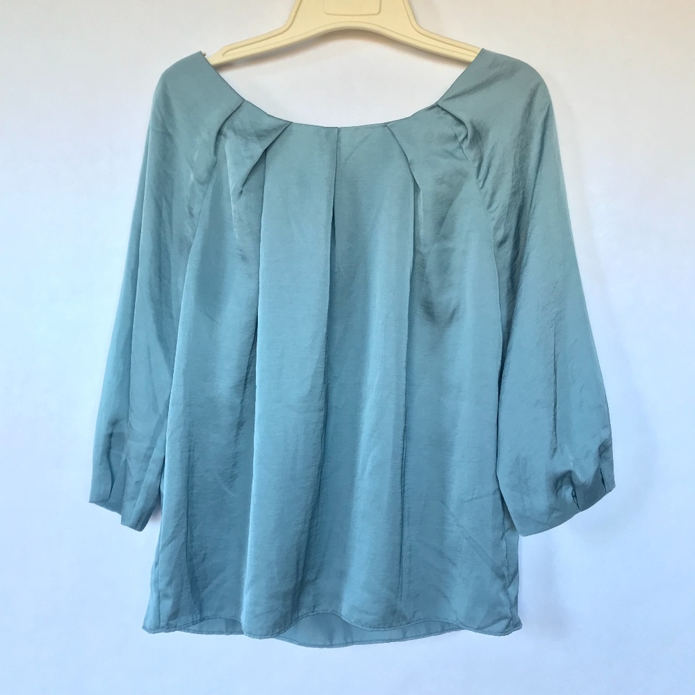 Talbots Pleated Blouse